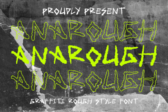 Anarough: The Bold Graffiti Typeface for Real Small Business Branding