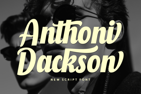 Anthoni Dackson: The Premium Script Font for Polished Brand Identity