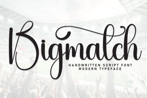 Bigmatch: The Handwritten Font for Playful Digital Experiences