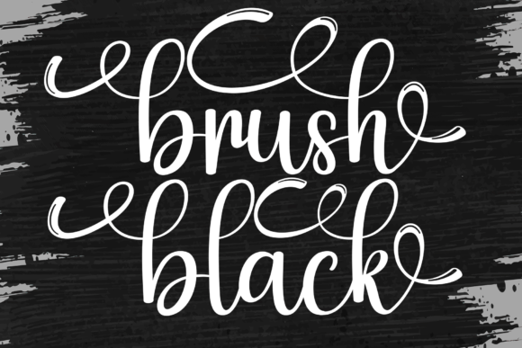 Brush Black: A Handwritten Typeface for Modern Editorial Design
