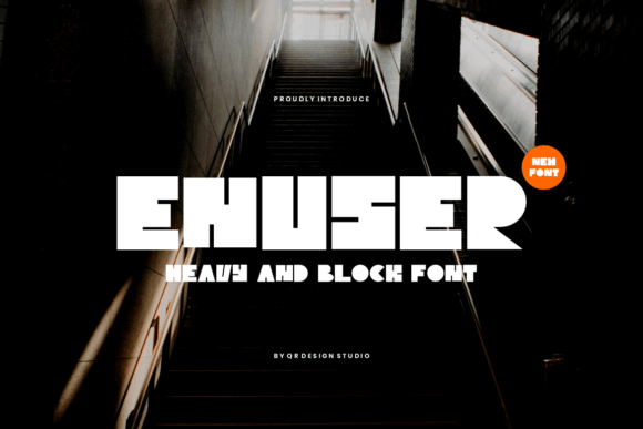Enuser: A Bold Sans Serif Typeface for High-Impact Campaigns