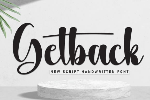 Getback: A Handwritten Typeface for Modern Editorial Design