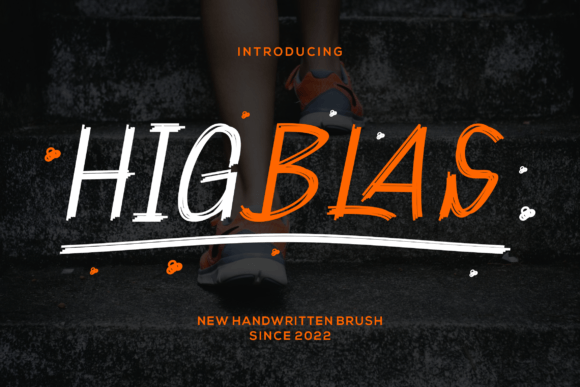 Higblas: The Bold Handwritten Typeface for Your Next Craft Project
