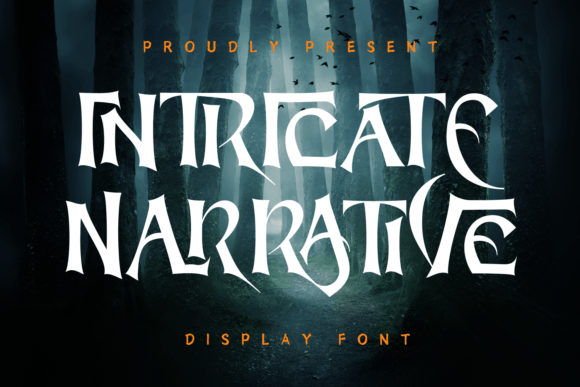 Intricate Narrative: A Premium Font for Bold Campaign Headlines