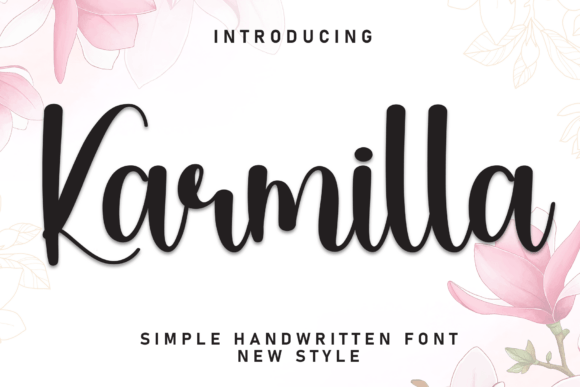 Karmilla: The Bold Script Typeface for Memorable Brand Identity