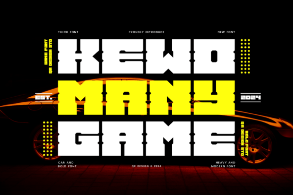 Kewomany Game: The Bold Typeface That Transforms Small Business Branding