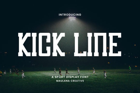 Kick Line: The Bold Serif Typeface for Modern Editorial Design