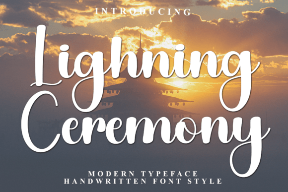 Lighning Ceremony: A Handwritten Typeface for Editorial Design