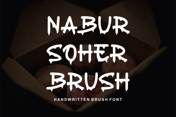 Nabur Soher Brush: An Edgy Script Font for Bold Branding