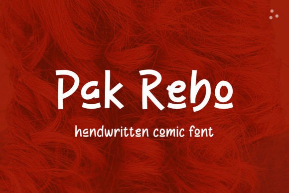 Pak Rebo: The Perfect Comic Typeface for Handmade Crafts