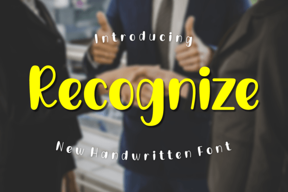 Recognize: The Handwritten Typeface That Brings Warmth to Editorial Design