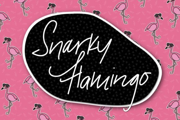Snarky Flamingo: The Script Amp Font That Elevates Campaign Visuals
