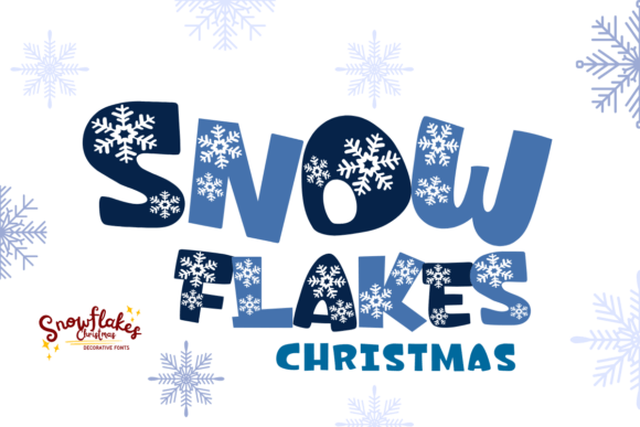 Snowflakes Christmas: A Festive Typeface for Holiday Branding