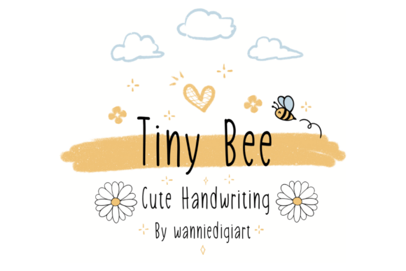 Tiny Bee: The Perfect Handwritten Font for Creative Product Labels