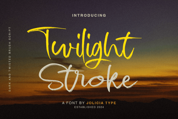 Twilight Stroke: The Dynamic Typeface for Modern Web Design