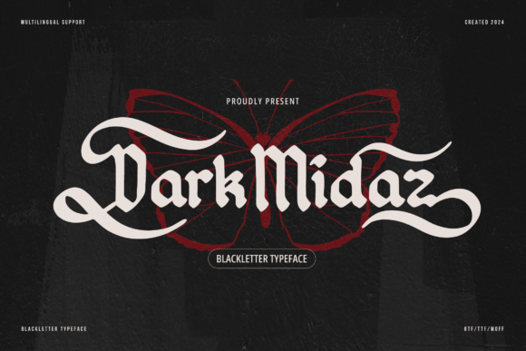 Upgrade Your Brand with the Dark Midaz Typeface