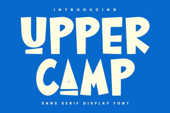 Upper Camp: The Bold Sans Serif Font That Brings Joy to Web Design